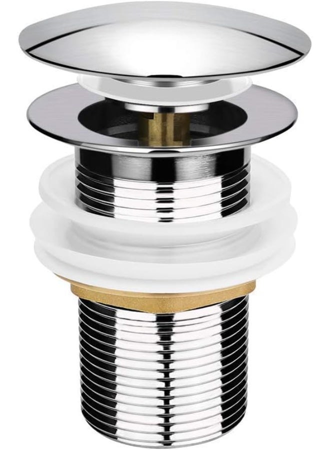 Fixer Popup Waste Coupling for Wash Basin & Sink – 3 Inch height Drain Stopper with Push-to-Open/Close Mechanism - Image 1